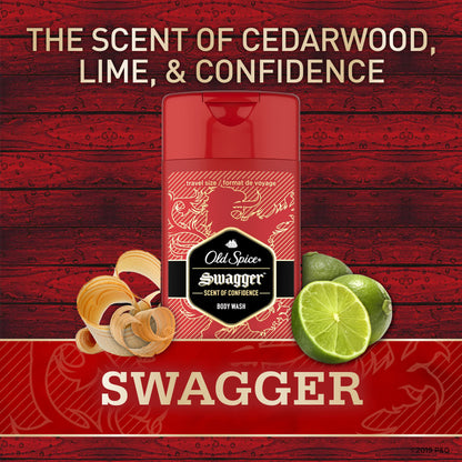 Old Spice Swagger Body Wash 16 Fl Oz Pack of 4
