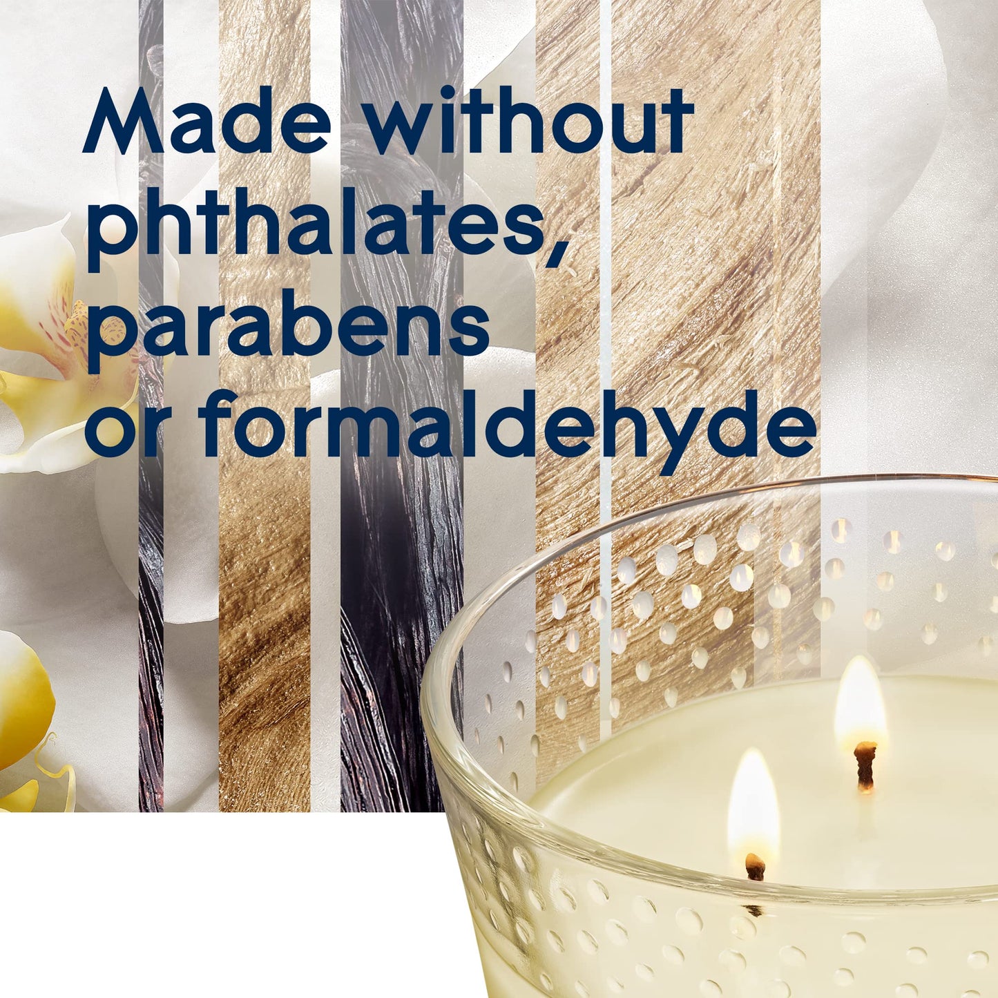3-Pack Glade Sheer Vanilla Embrace Candles
