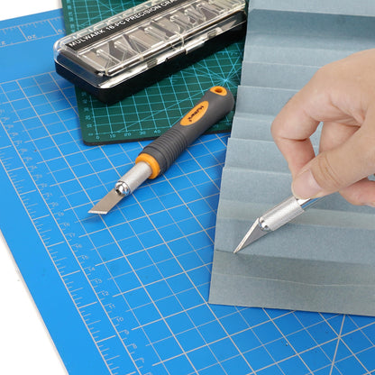 136-Piece Precision Hobby Knife Set by MULWARK