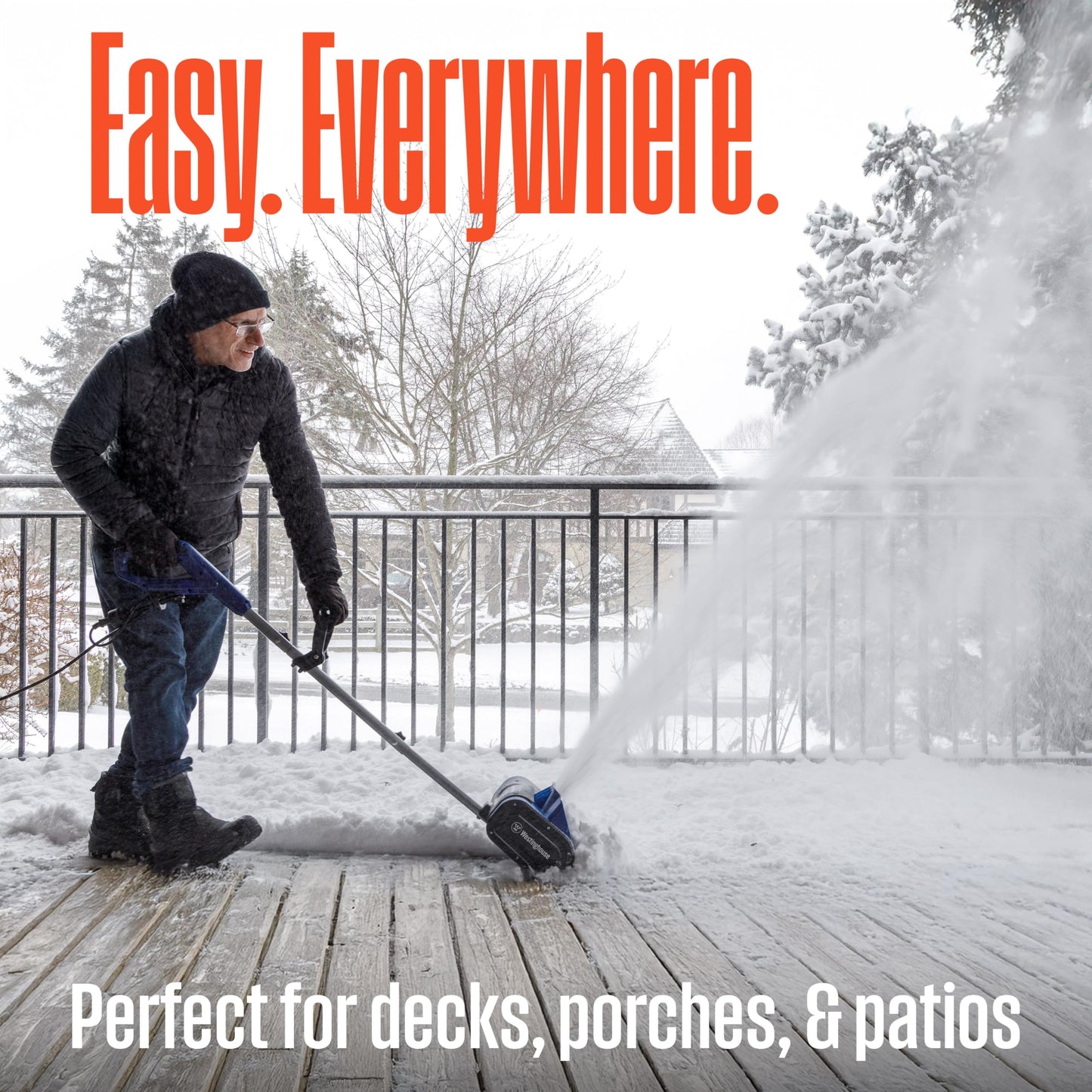 Westinghouse Electric Snow Shovel with 20ft Throwing Distance