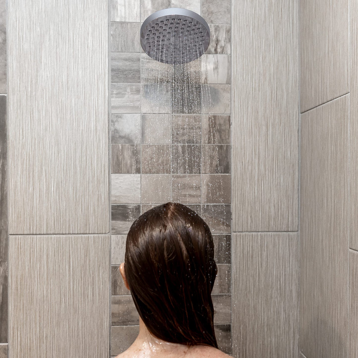 SparkPod High Pressure Rain Shower Head - Charcoal
