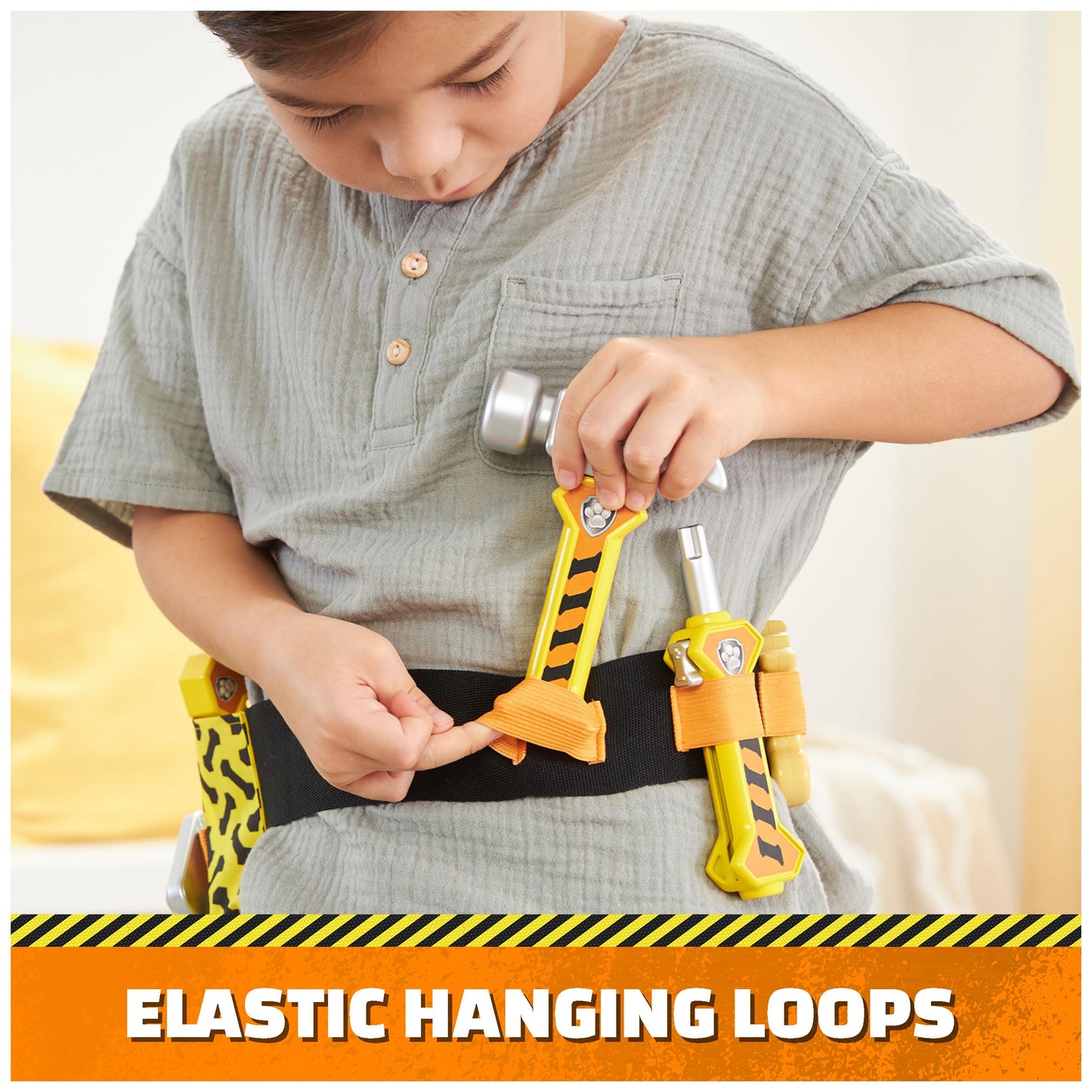 Rubble & Crew Tool Belt with 6-Piece Kids Set