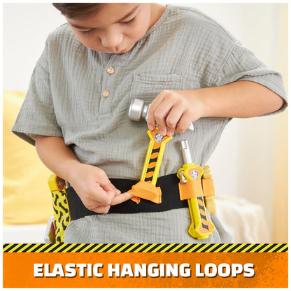 Rubble & Crew Tool Belt with 6-Piece Kids Set