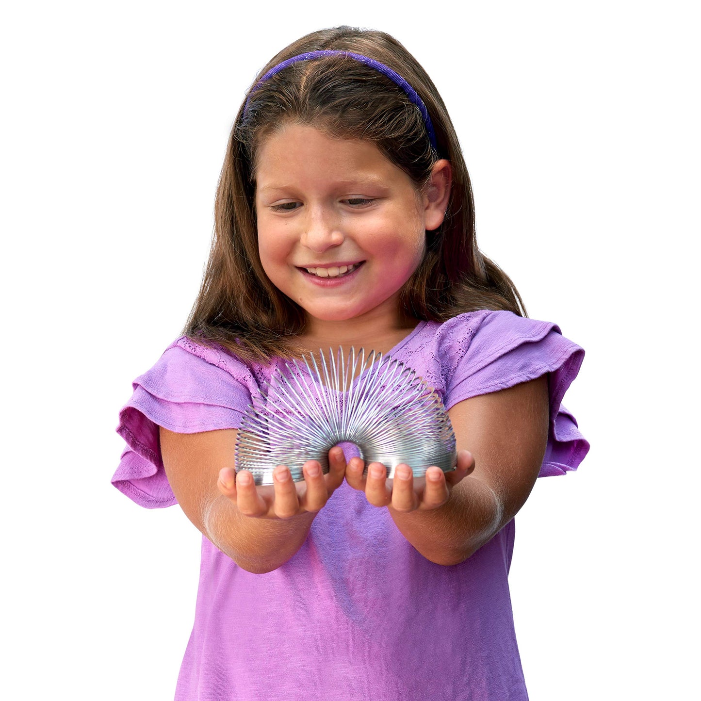 Metal Slinky Walking Spring Toy for Fidgeting