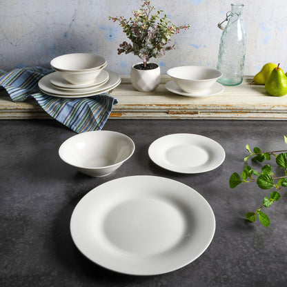 Gibson Home Zen 12-Piece Porcelain Dinnerware Set