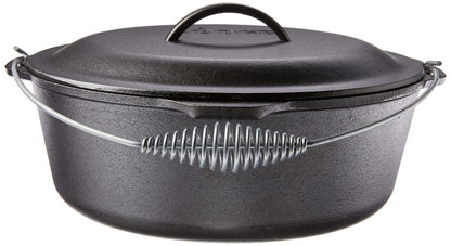 Lodge 9 Quart Cast Iron Dutch Oven with Lid