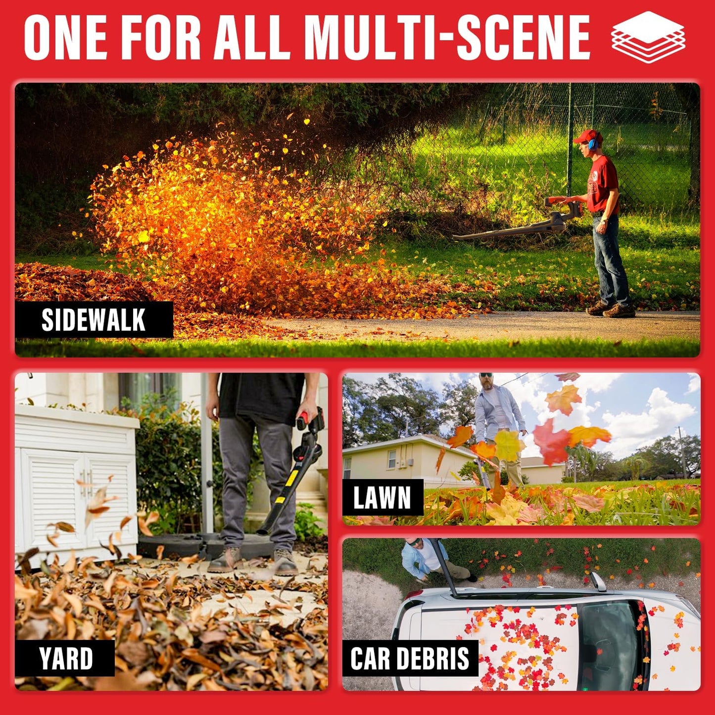 20V Cordless Leaf Blower for Lawn Care
