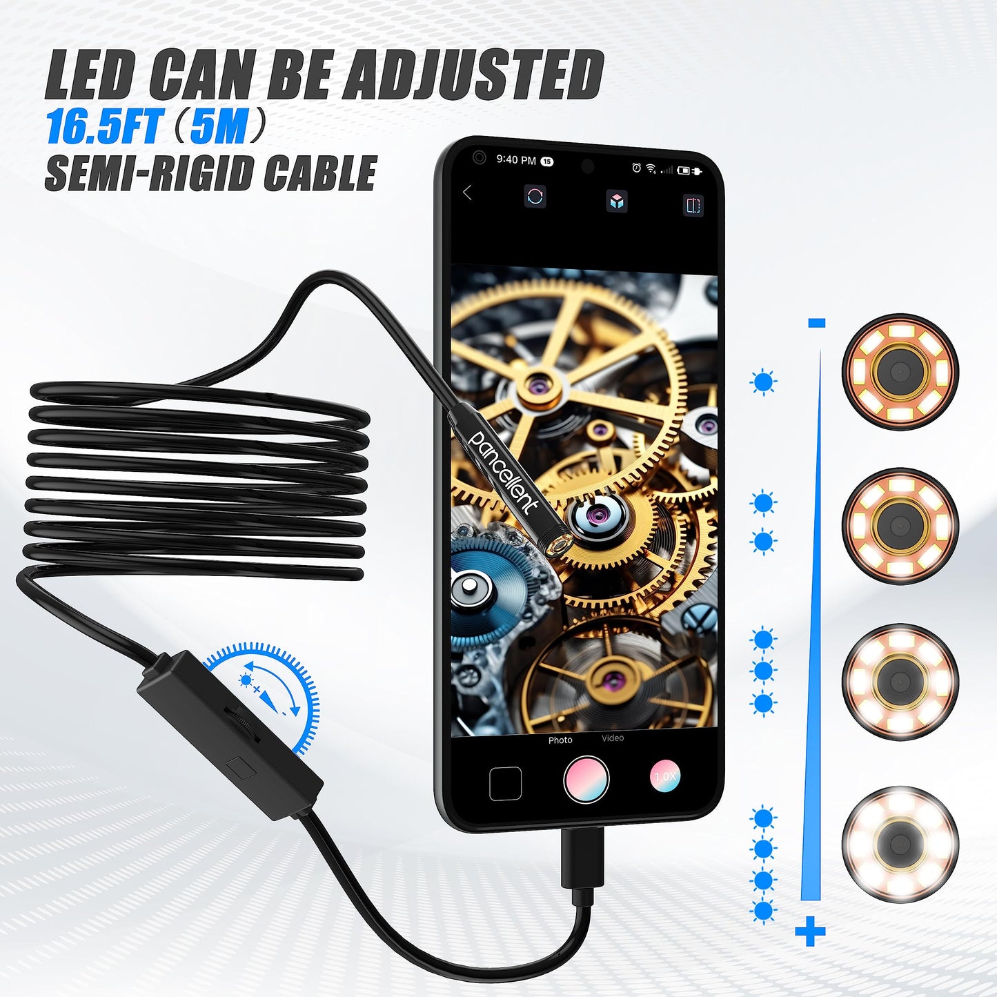 1920P Inspection Borescope for iOS and Android