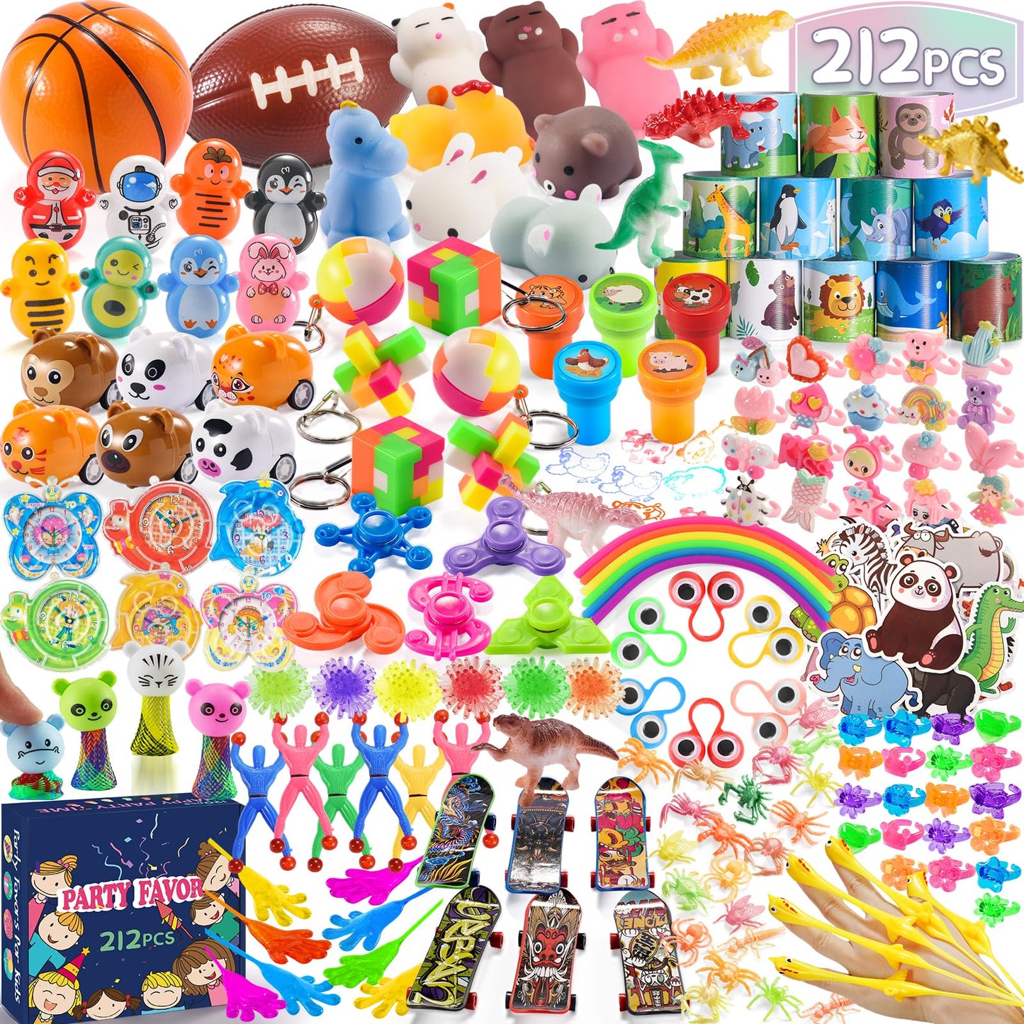 Party Favor Goodie Bags for Kids - Bulk Set