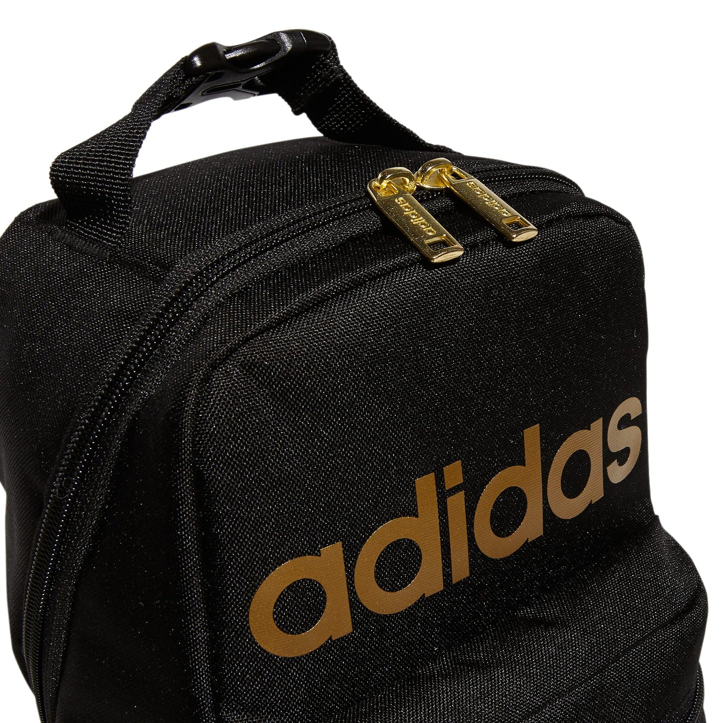 adidas Insulated School Lunch Bag, Black/Gold
