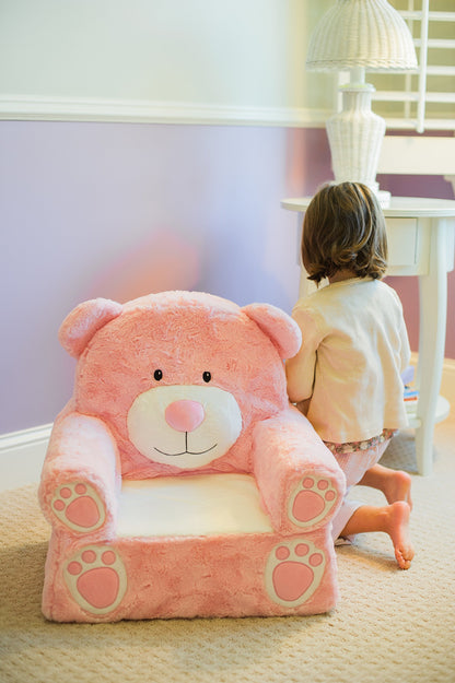 Animal Adventure | Sweet Seats | Pink Bear Children's Plush Chair