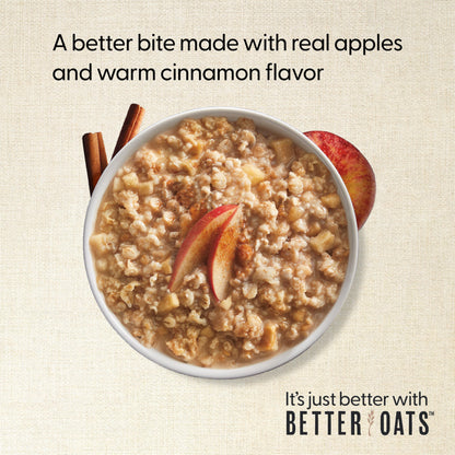 10 Pack Better Oats Apples Cinnamon Oatmeal