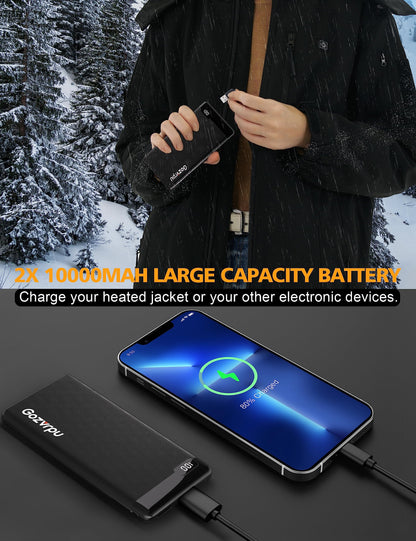 10000mAh GOZVRPU Fast Charge Power Bank