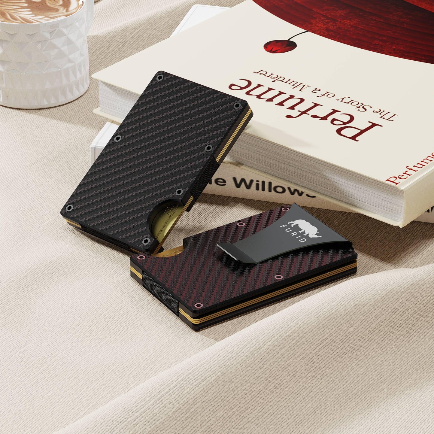 Small Wallet Women Card Holder: Thin Slim Wallet for Women - Minimalist Credit Card Wallet - RFID Metal Wallet