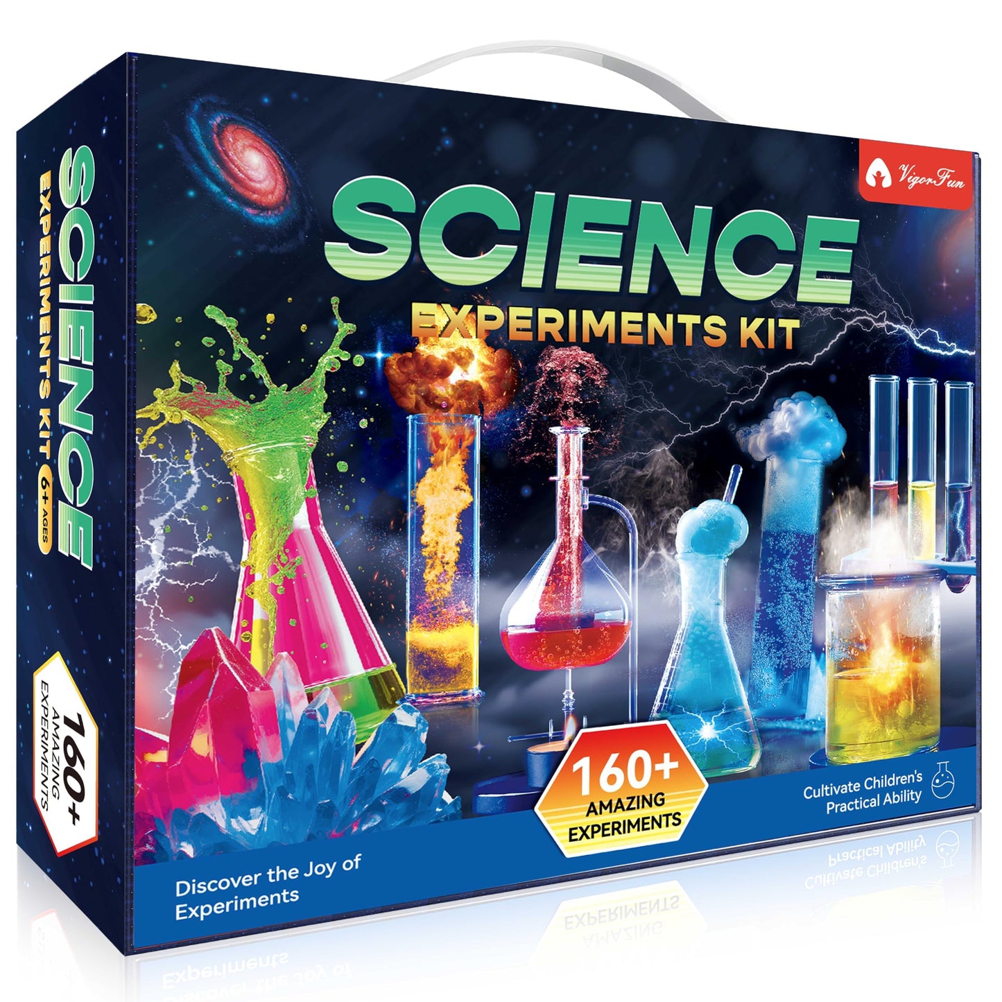 160+ Experiments Science Kit for Kids Ages 3 4 5 6 7 8, STEM Toys for 9-12 Year Old Boys Girls, Educational Chemistry Physical Learning Set for Kids Birthday Ideas