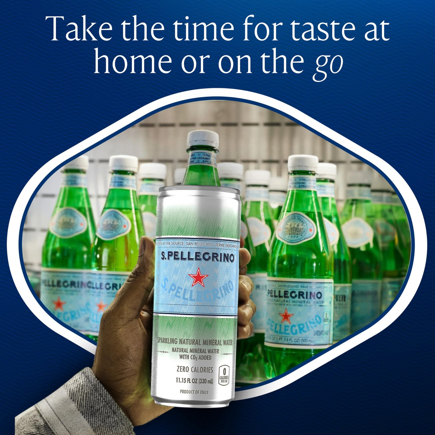 24 Pack San Pellegrino Sparkling Mineral Water