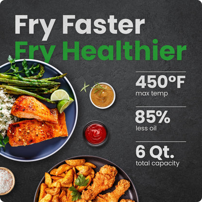 Chefman 6 QT Air Fryer with Touchscreen Controls