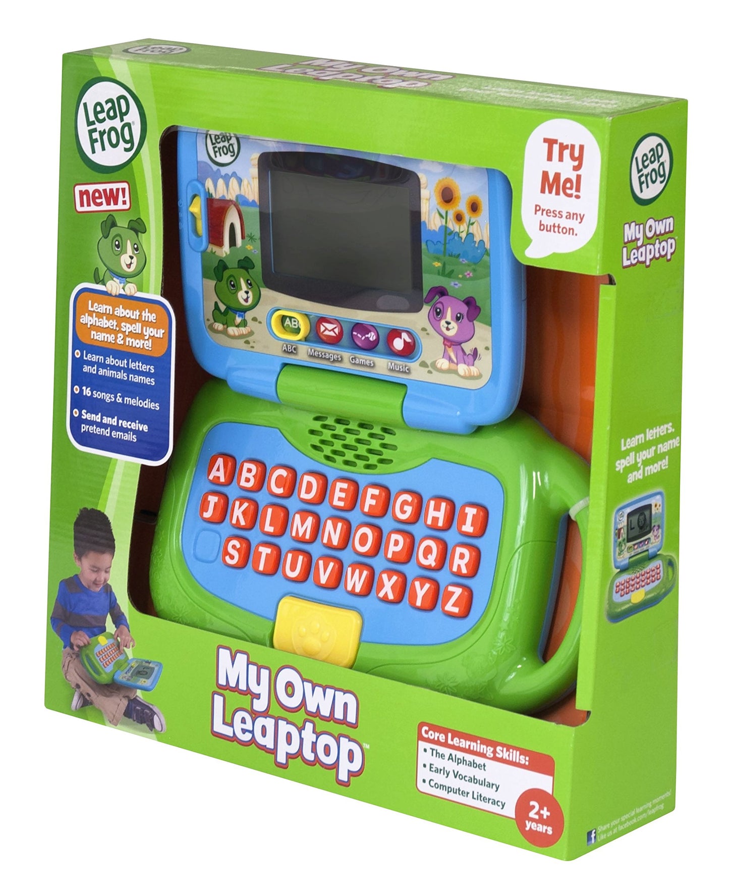 LeapFrog My Own Leaptop for Kids, Green