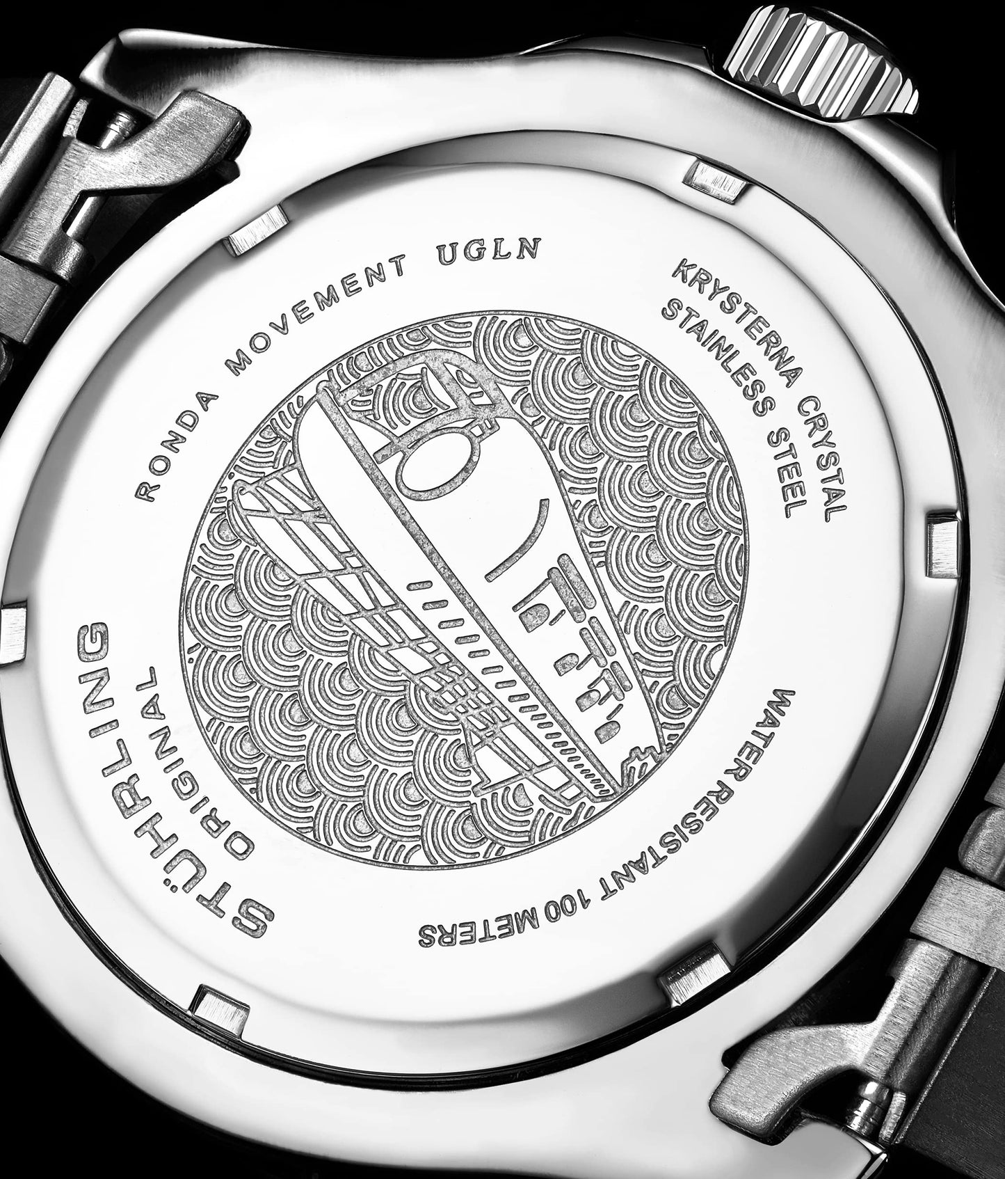 Stuhrling Original GMT Quartz Watch with Bracelet