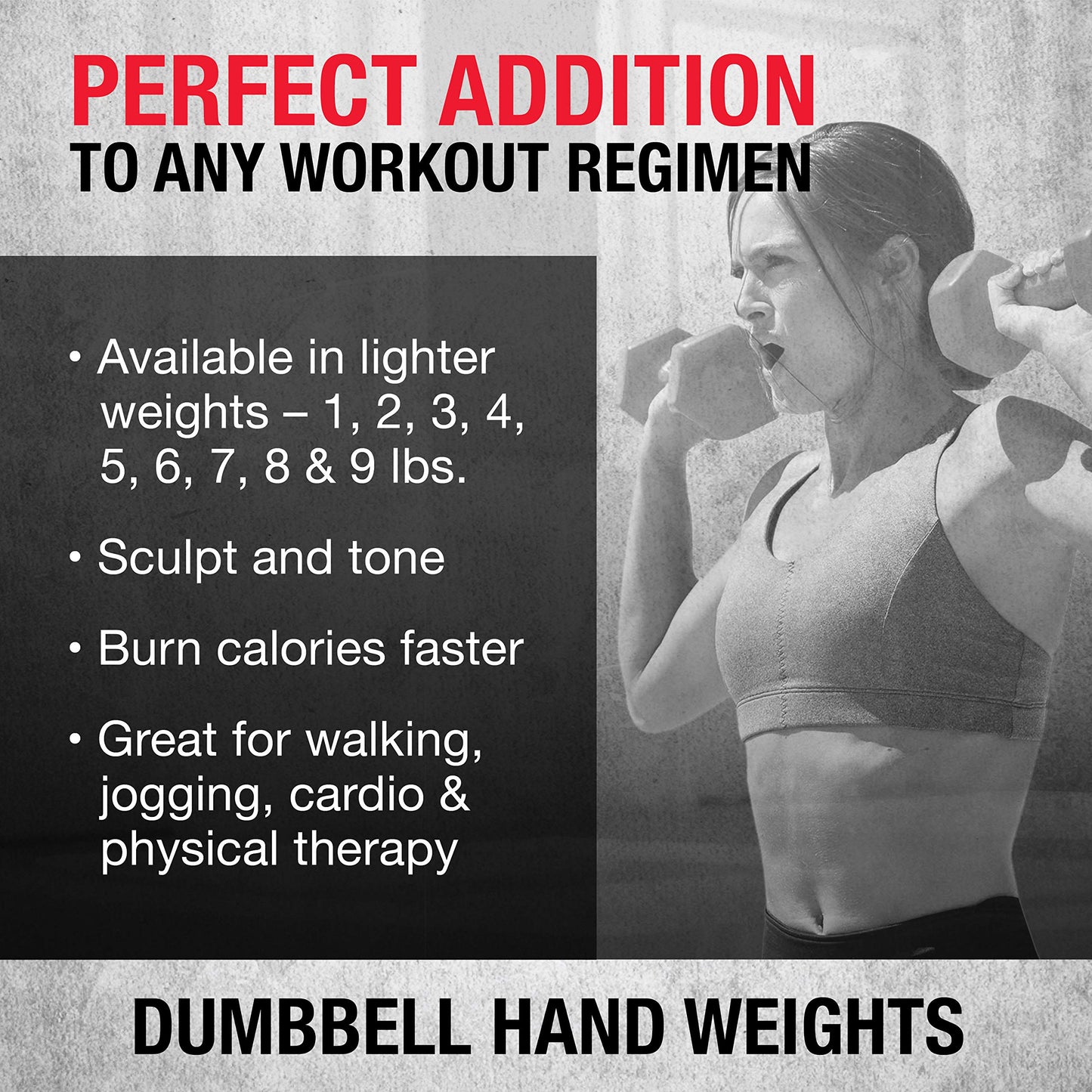 SPRI 7 lbs Vinyl Coated Dumbbell Set - 2
