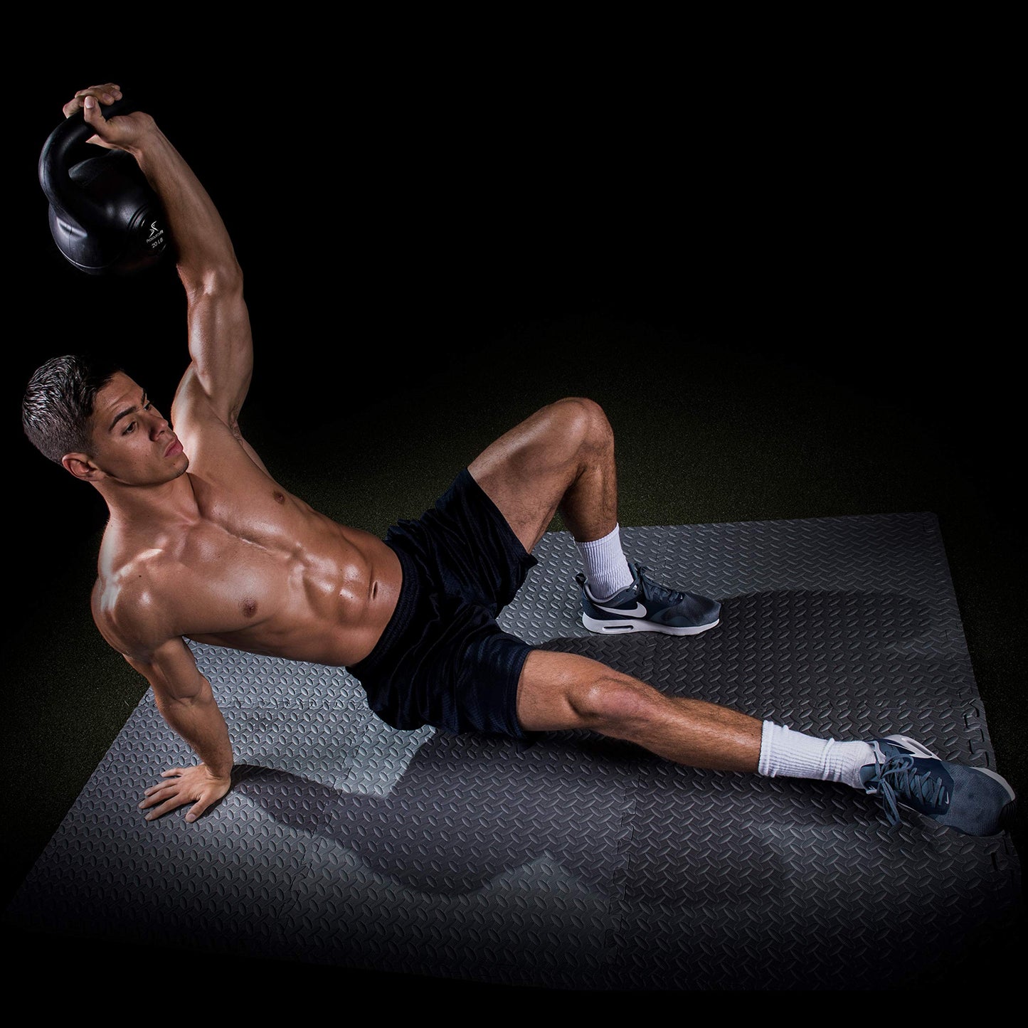 ProsourceFit Vinyl Kettlebells 10-35 lbs Set