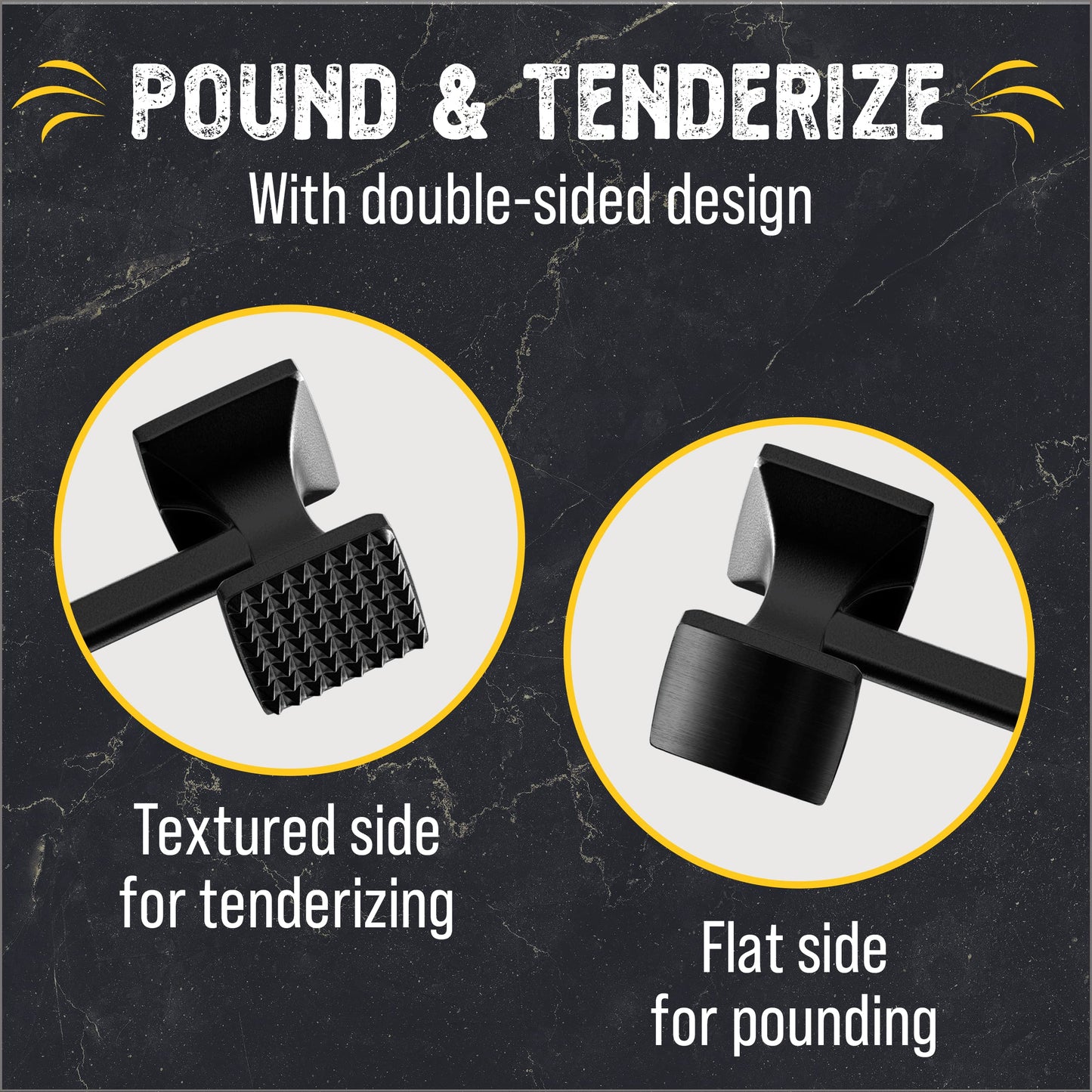 Meat Tenderizer Tool by Checkered Chef