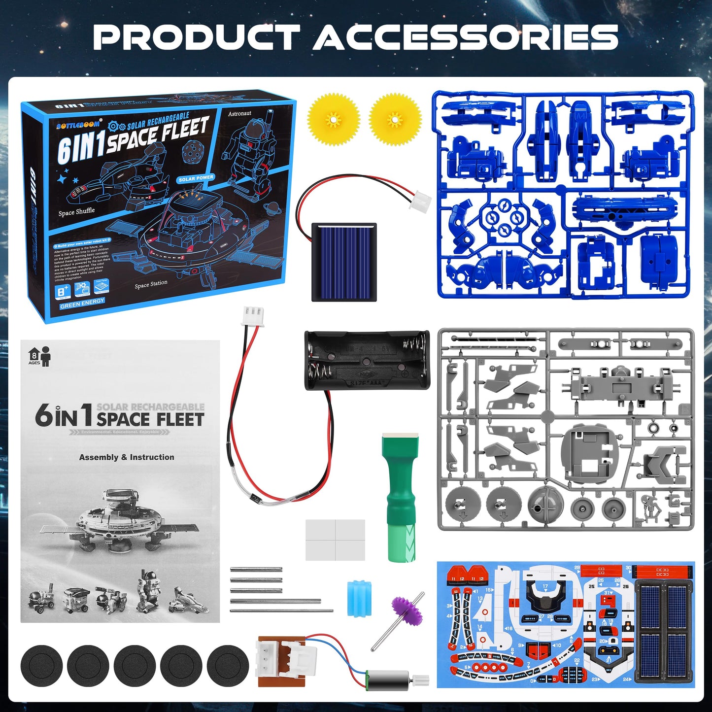 STEM Solar Power Robots Educational Kit for Kids