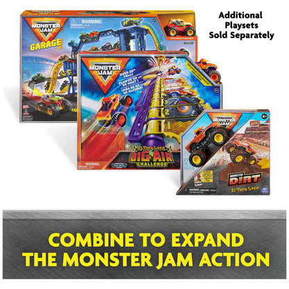 Monster Jam Garage Playset with Grave Digger Truck