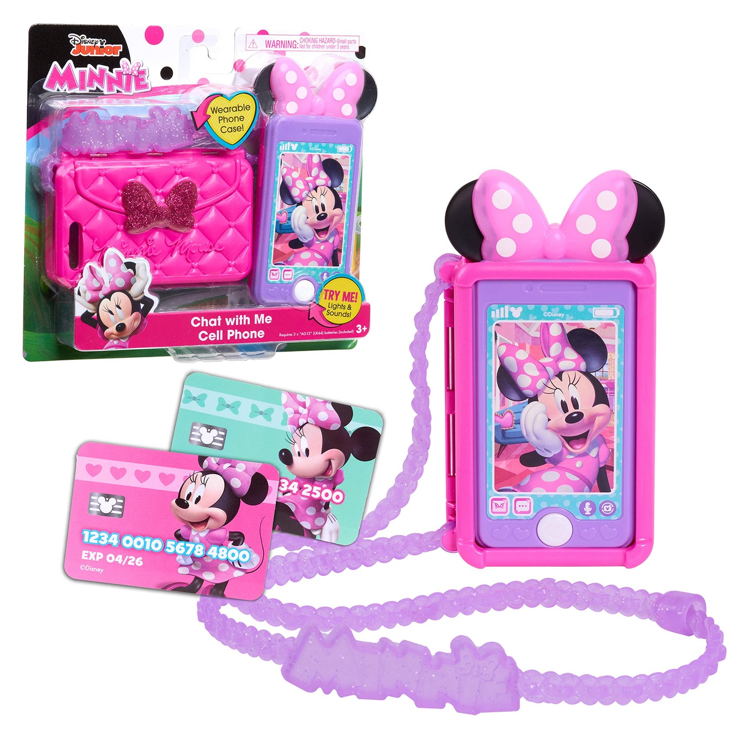 Minnie Mouse Pretend Play Cell Phone Set