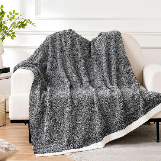 Super Soft Knitted Throw Blanket for All Seasons