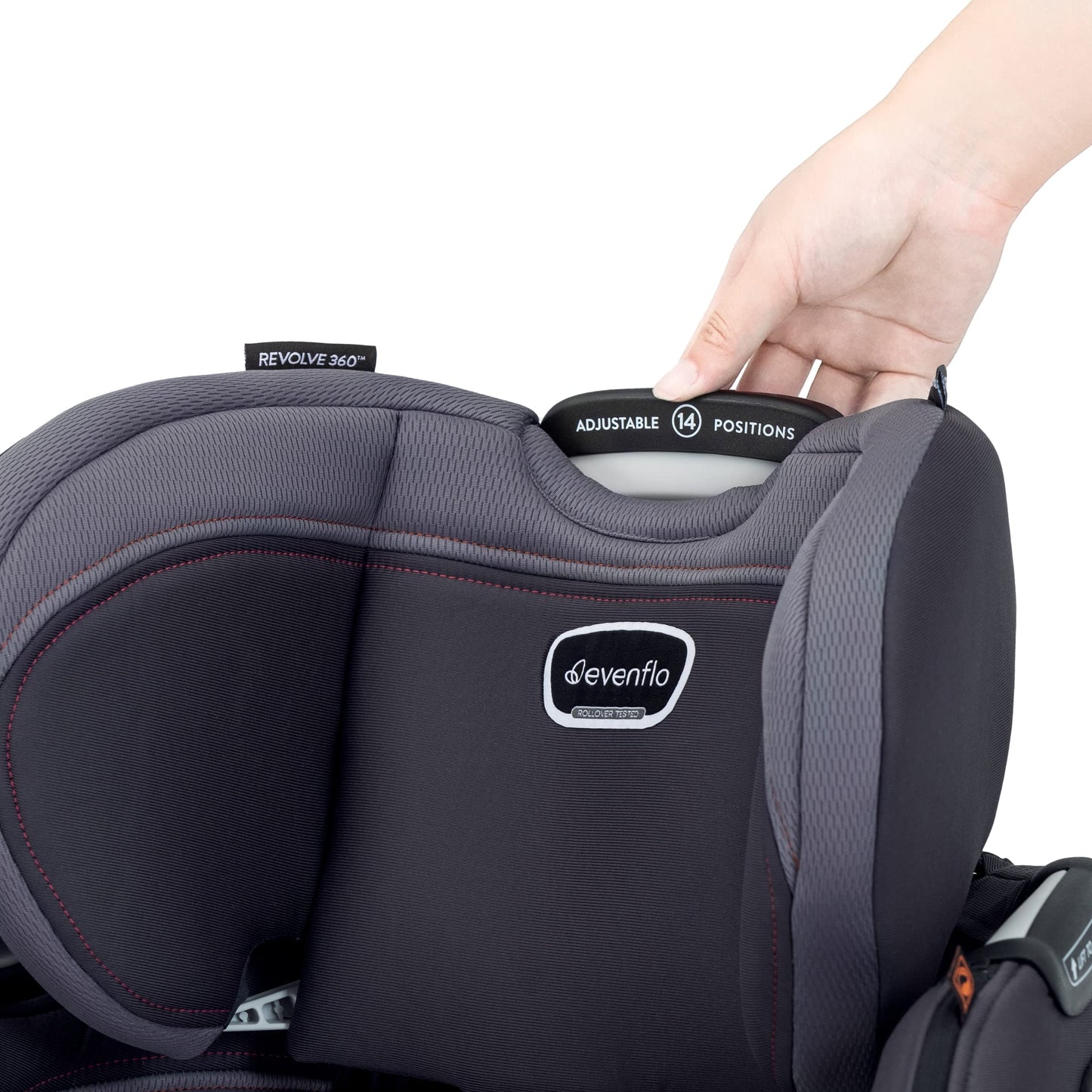 Evenflo Revolve360 Convertible Car Seat, Rowe Pink
