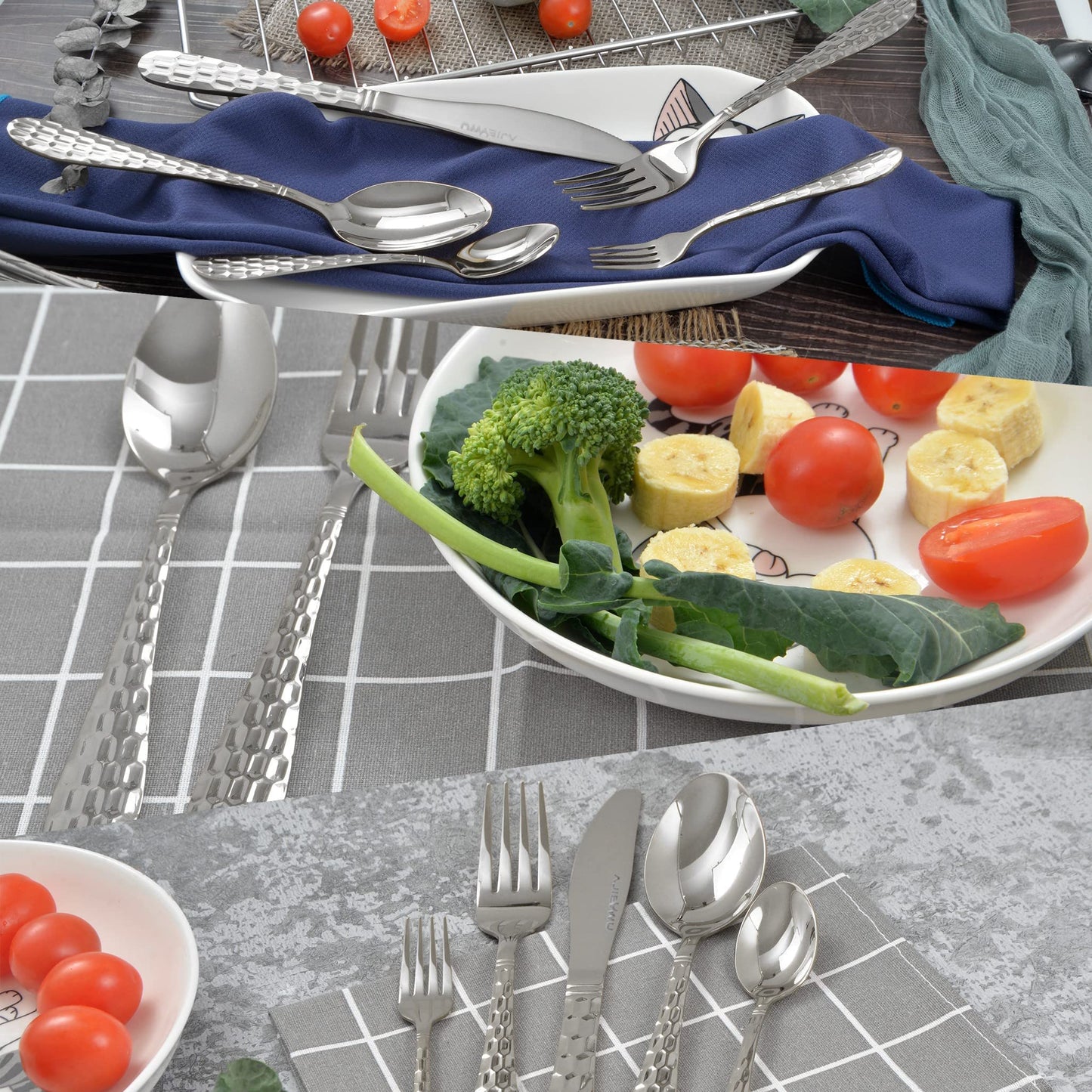 20-Piece Stainless Steel Silverware Set for 4