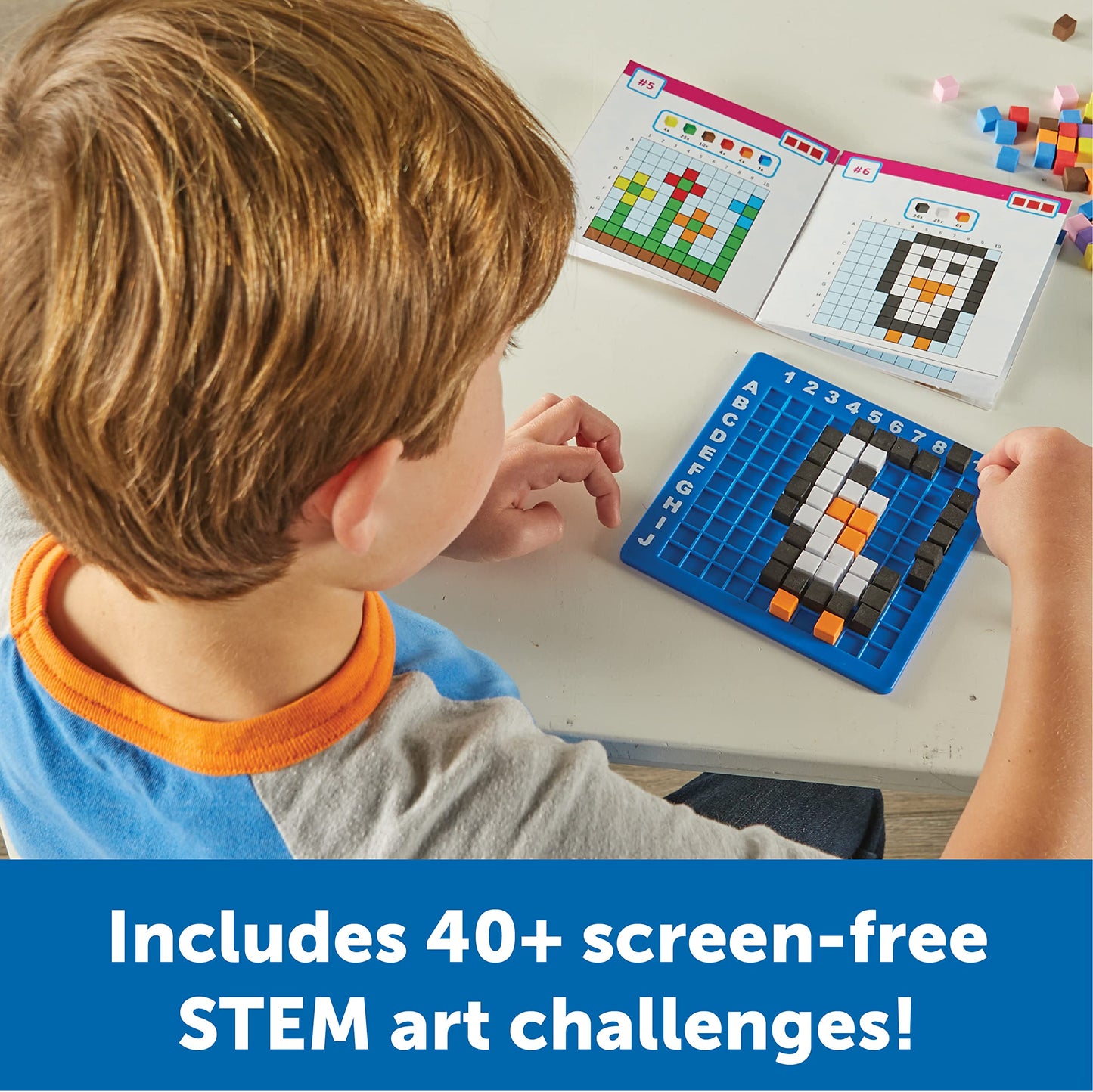 Learning Resources STEM Pixel Art Challenge for Kids