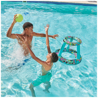 SwimWays Inflatable Basketball Pool Game Set