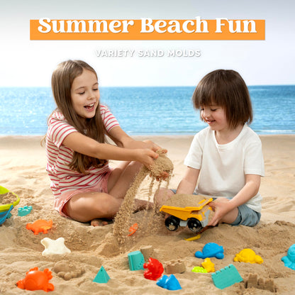 Beach Sand Toys Set with Dump Truck and Molds