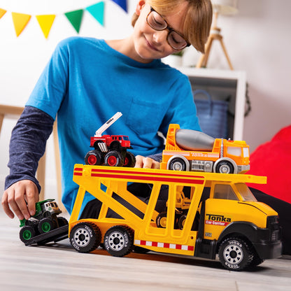 Tonka Classic Car Carrier Truck for Toddlers