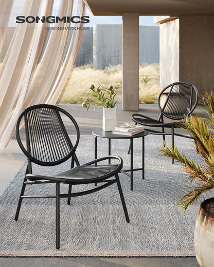 SONGMICS 3-Piece Patio Bistro Furniture Set