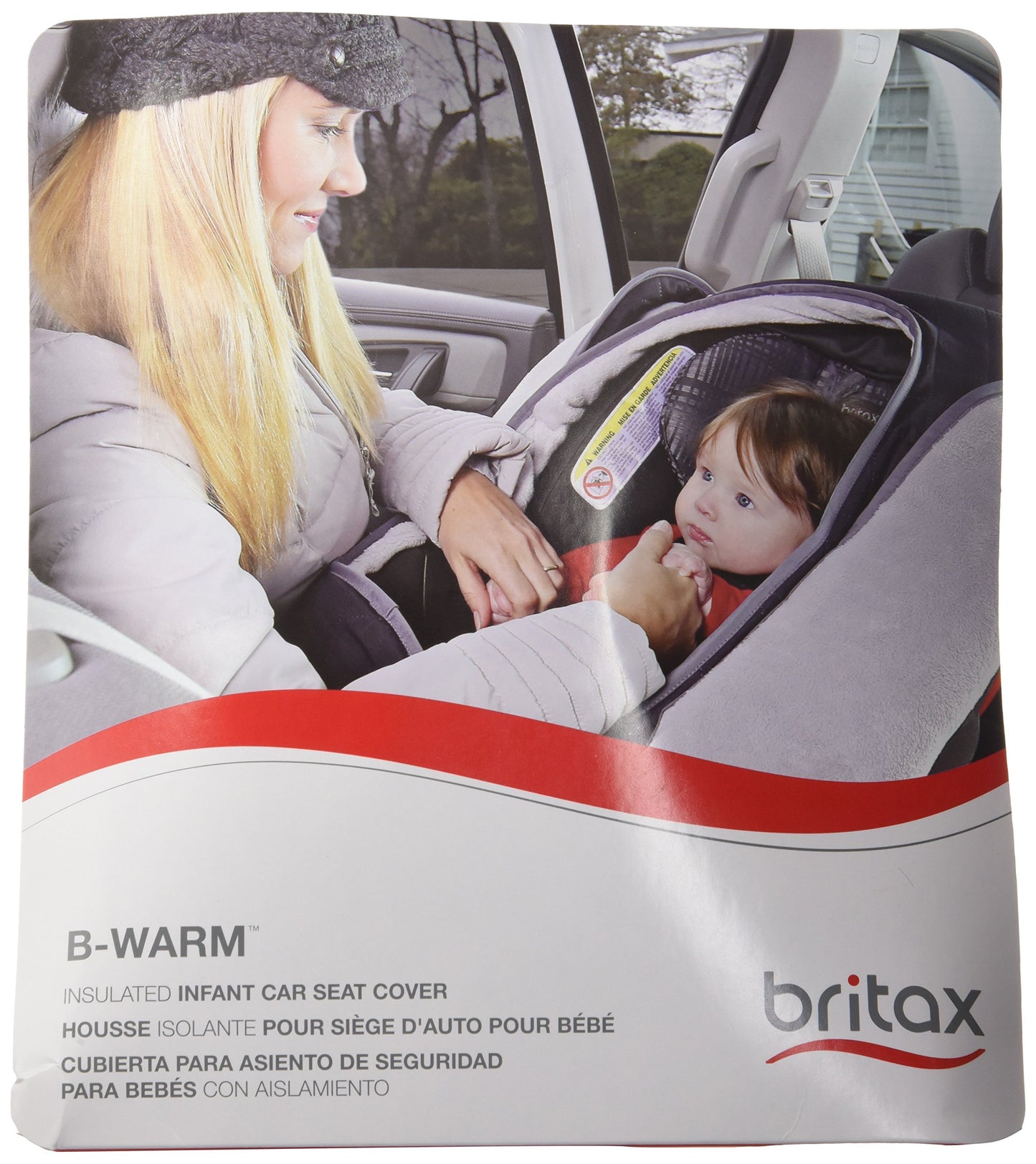 BRITAX Insulated Infant Car Seat Cover, Polar Mist