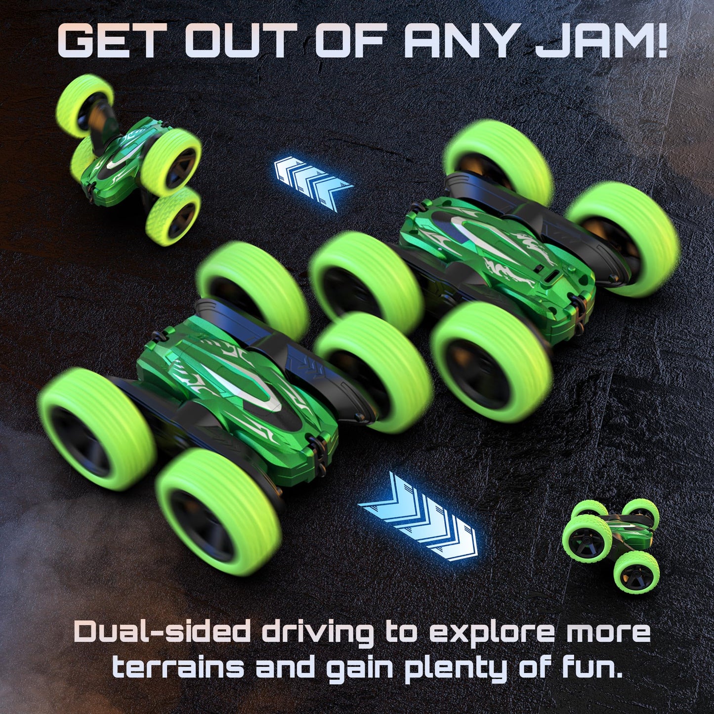 SHARKOOL Remote Control Stunt Car for Kids