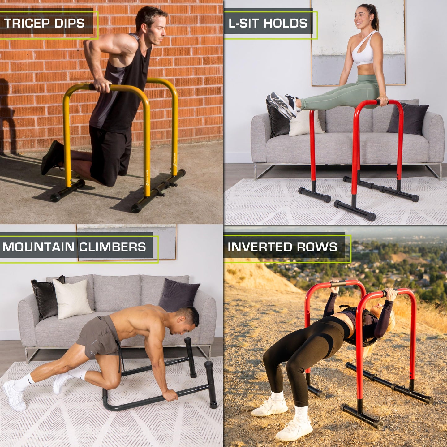 ProsourceFit Heavy Duty Dip Stand Station