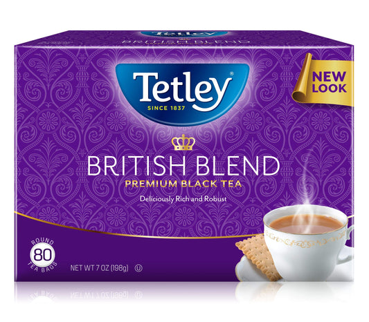 80 Count Tetley Premium Black Tea Bags