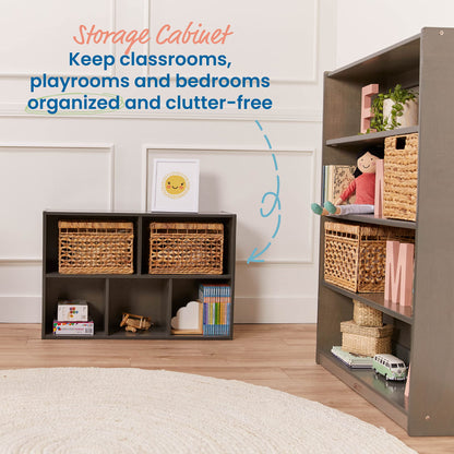5-Compartment Storage Cabinet by ECR4Kids