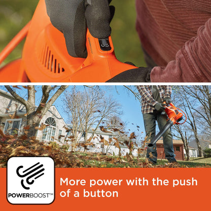 BLACK+DECKER 3-in-1 Leaf Blower Vacuum Mulcher