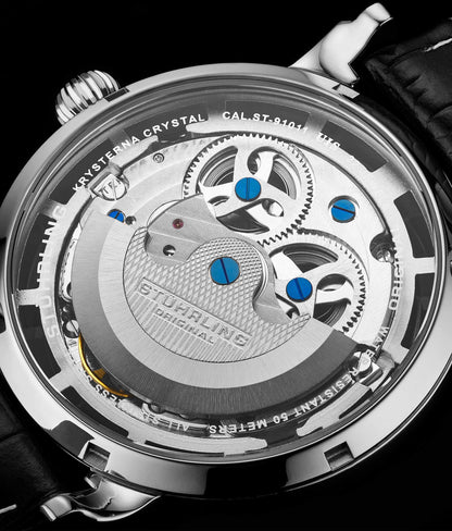 Stuhrling Original Men's Automatic Leather Watch