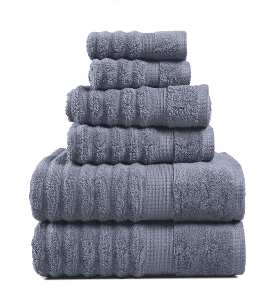 LANE LINEN Cotton Bath Towel Set of 6