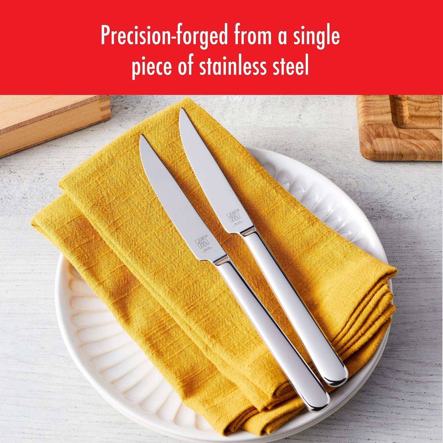ZWILLING 8-Piece Razor-Sharp Steak Knife Set