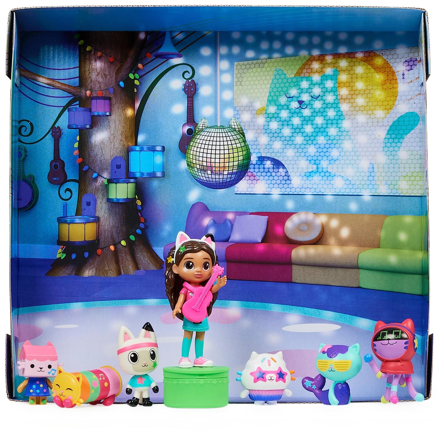 Gabby's Dollhouse Dance Party Figure Set for Kids