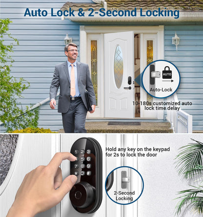 TEEHO Keyless Fingerprint Smart Door Lock