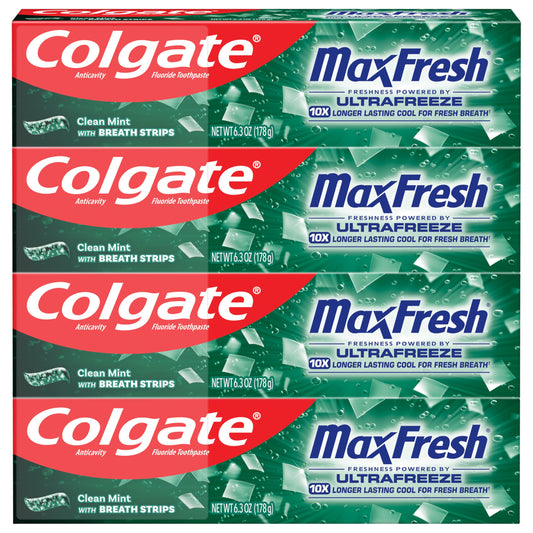 Colgate Max Fresh Whitening Toothpaste Pack of 4