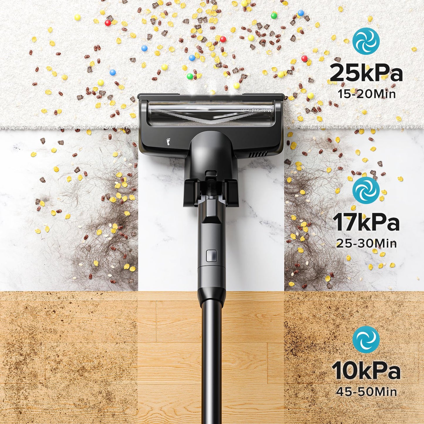 Lubluelu Cordless Vacuum Cleaner for Home Use